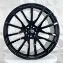 RIN 22X10 5-112 R1 SPORT B373F GLOSS BLACK ET35 CB66.6