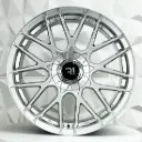 RIN 15X8 4-100/4-114.3 R1 SPORT QC1211 HYPER SILVER ET20 CB73.1