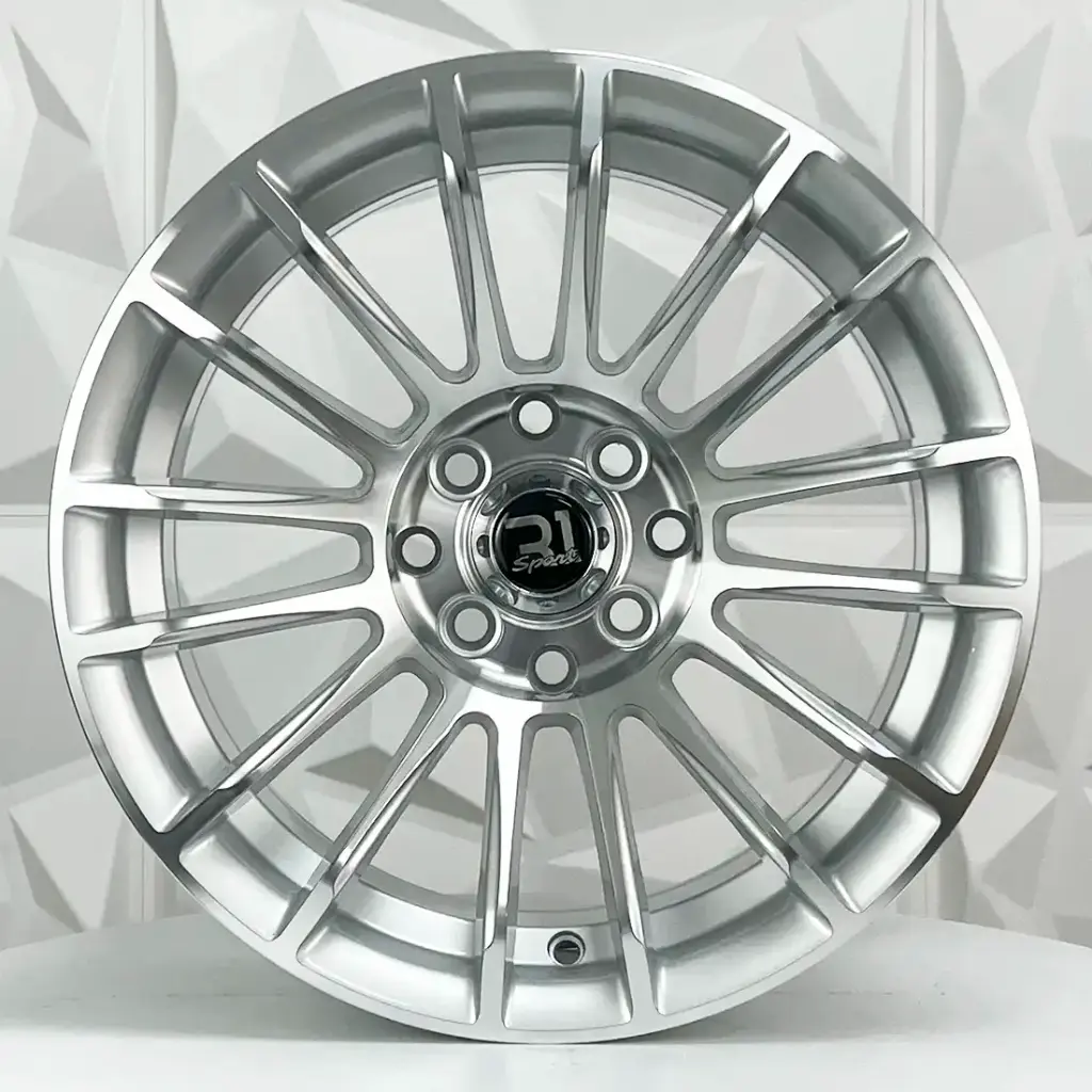 RIN 15X8.25 8-100/114.3 R1 SPORT QC150 SILVER MACHINE FACE ET20 CB73.1