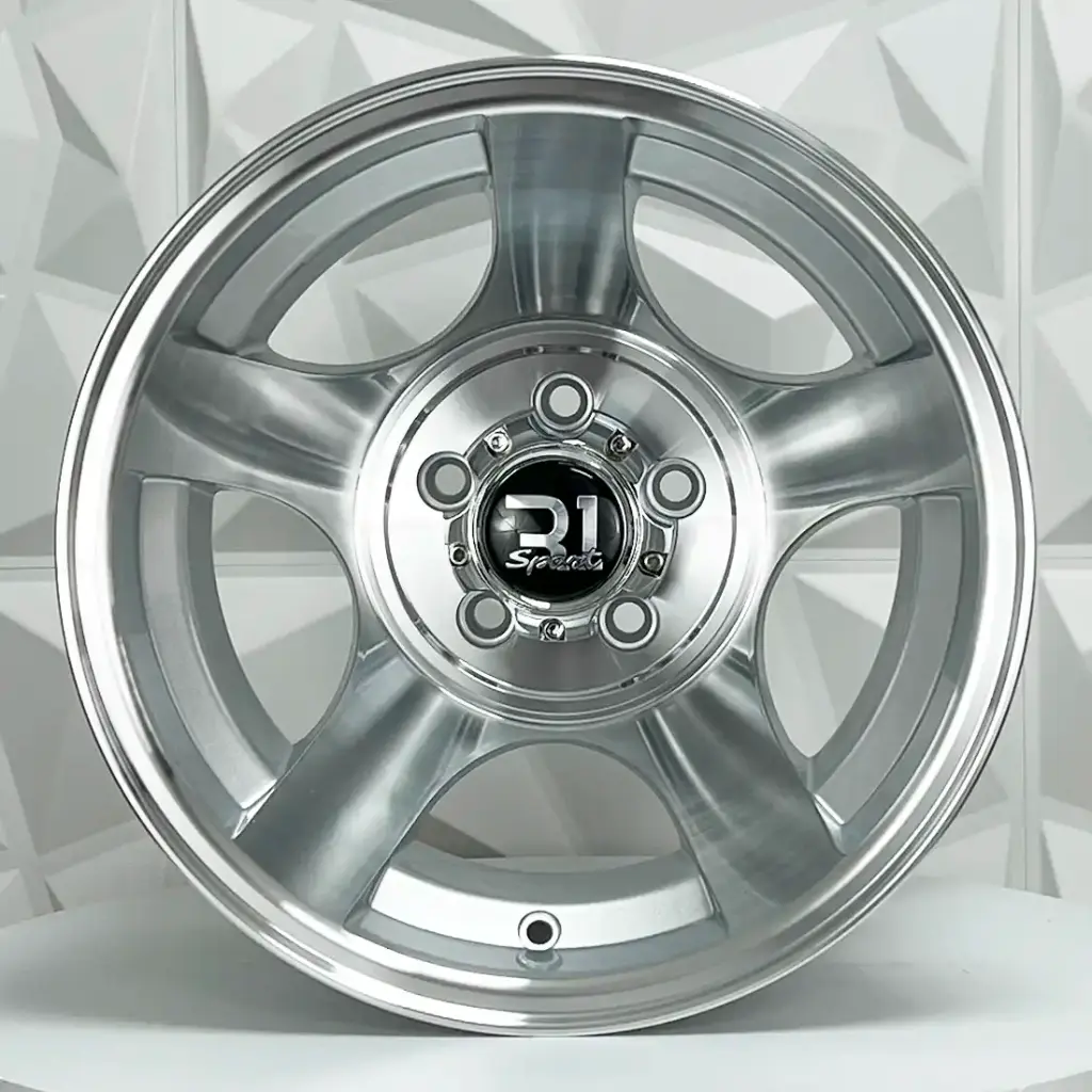 RIN 15X12 6-139.7 R1 SPORT 693 SILVER MACHINE FACE ET-75 CB108