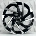 RIN 20X8.5 5-112 R1 SPORT VH2041 BLACK MACHINE FACE ET40 CB57.1