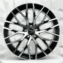 RIN 19X8.5 5-112 R1 SPORT F9761 BLACK MACHINE FACE ET42 CB66.56