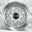 RIN 15X8.5 4-100/114.3 R1 SPORT 811 SILVER MI CHROME RIVETS ET30 CB73.1