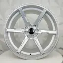 RIN 17X8.5 4-100/114.3 R1 SPORT JCW257 SILVER MACHINE FACE ET20 CB73.1