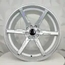 RIN 17X10 4-100/114.3 R1 SPORT JCW257 SILVER MACHINE FACE ET25 CB73.1