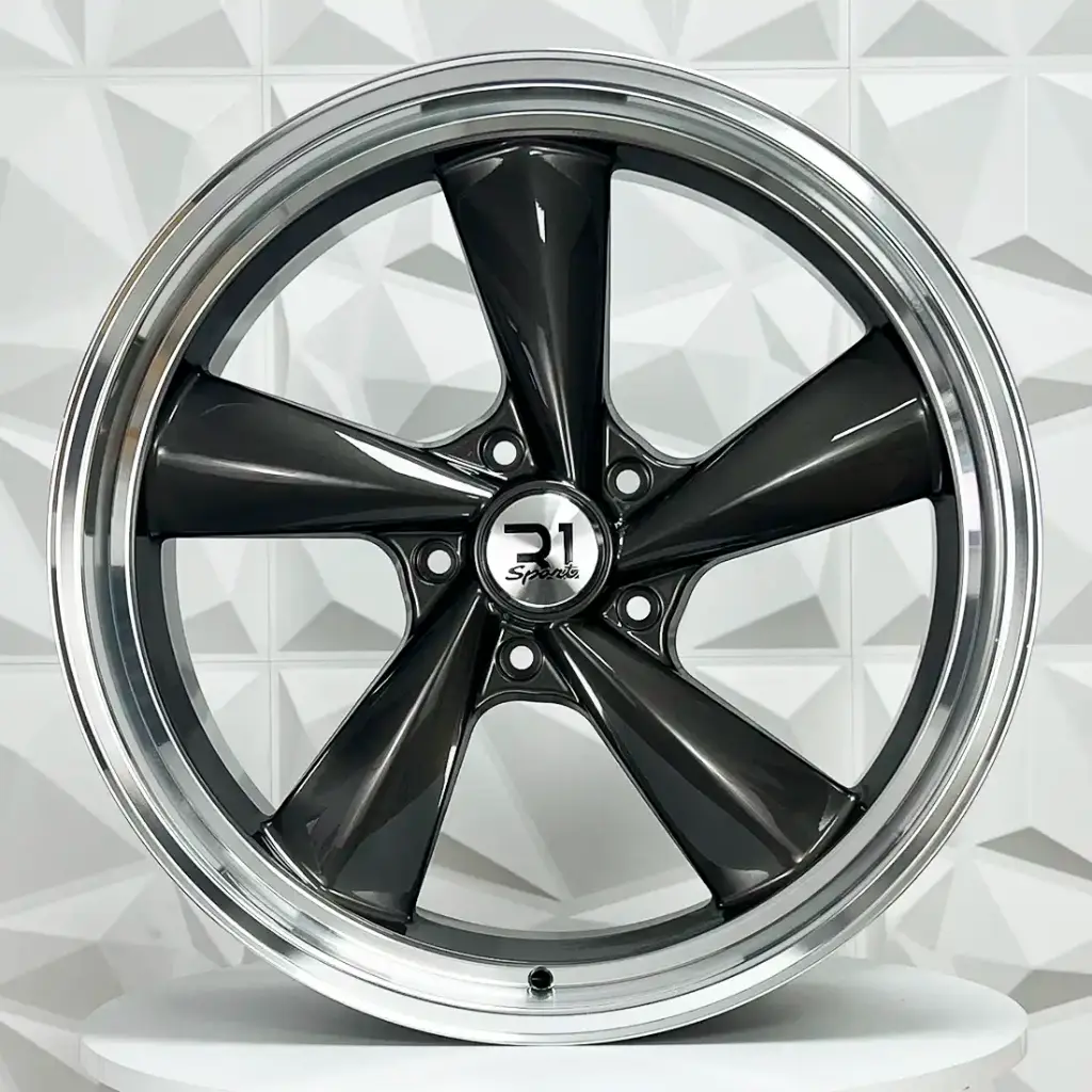 RIN 22X9 5-127 R1 SPORT SP669L MAG GREY MACHINE LIP ET15 CB78.3