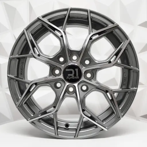 [148575] RIN 14X5.5 4-100/114.3 R1 SPORT RGW07 MACHINE GUNMETAL ET38 CB73.1 