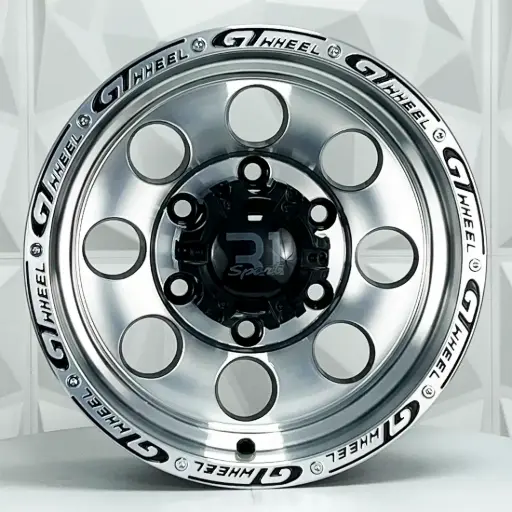 [147505] RIN 14X6 6-139.7 R1 SPORT 865 BLACK MACHINE FACE MACHINE LIP ET0 CB108.2