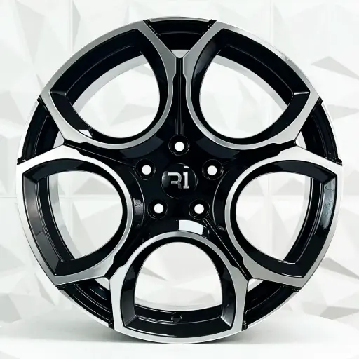 [182533] RIN 18X8 5-112 R1 SPORT R3261 BLACK MACHINE FACE ET40 CB57.1